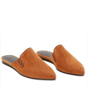 Jenni Kayne Tan Suede Mules sz 38
